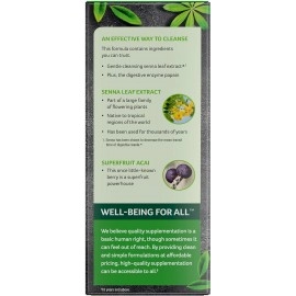 Detox Cleanse | Purely Inspired 7 Day Cleanse and Detox Pills | Acai Berry Cleanse | Whole Body Cleanse Detox for Women & Men | Body Detox with Senna Leaf & Digestive Enzymes | 42 Acai Berry Capsules