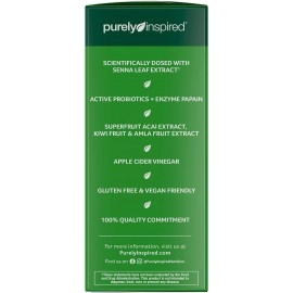 Detox Cleanse | Purely Inspired 7 Day Cleanse and Detox Pills | Acai Berry Cleanse | Whole Body Cleanse Detox for Women & Men | Body Detox with Senna Leaf & Digestive Enzymes | 42 Acai Berry Capsules